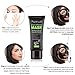 Blackhead Remover Mask Black Mask - Auperwel Purifying Quality Peel off Charcoal Deep Cleaning Mud Facial Mask 2.11 ounce (black mask with brush)