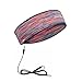 Headphones with Mic, Control Button,Lightweight Speakers Classic Headset Super Comfortable Headband for Sleeping, Sports, Workout, Yoga, Running, Exercise Accessories,Camouflage Pink