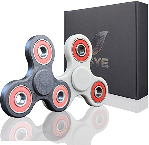 Tsye Fidget Spinner [Ceramic Bearing] - Fidget Toy for Relieves Stress - EDC Focus Toy for Adults and Children - Stress Toy Helps with ADHD Anxiety and Boredom（2 pack）