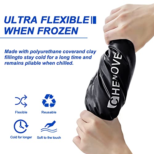 CHENOVE Large Ice Pack for Back (12.5"x18.5"), Polyurethane Clay Back
