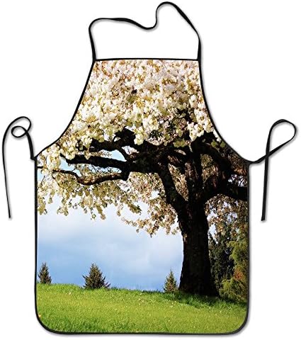 YUANDAN Work aprons for men waiter Flower Tree Grassland Beaty Kitchen Woman Aprons Aprons Bulk Adultcute Adult Aprons
