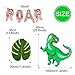 63 pieces Dinosaur Party Supplies – Dinosaur Birthday Party Supplies |Dinosaur Balloons, Dinosaur Mask, ROAR Banner, Cake Topper for Boys Dinosaur Theme Party, Dinosaur Party Favors, Jungle Theme Decor