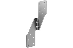 HERBERT-FTY Hurricane Straps H2.5A Right Tie Heavy Duty Galvanized Hurricane Tie 25ct Hurricane Straps Widely Applicable Rafter Ties can Realize Double Reinforcement or Fits for Left-Hander(25pcs)