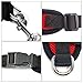 INVENHO Mesh Harness with Padded Vest for Puppy and Cats No Choke Design Ventilation Gift with One Leash & Seat Belt(X-Small,Red)