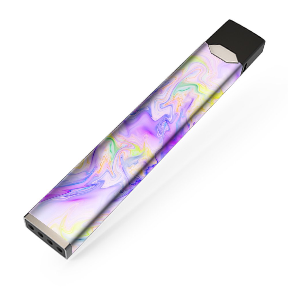 Skin Decal Vinyl Wrap for JUUL Vape stickers skins cover/Pastel Marble