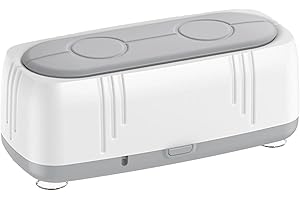 Ultrasonic Cleaner Jewelry Cleaner Machine, 45KHz Professional Sonic Cleaner for Ring, Earrings, Necklace, Silver, Eyeglass, 