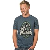 Heroes of the Storm Men's Chen's Stout Premium T-Shirt (Heather Navy, Large)
