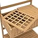 Best Choice Products Outdoor Garden Wooden Recessed Storage Potting Bench Work Station with Removable Lattice Top, 5 Tool Hooks, Tabletop Extension, and Lower Shelf, Natural