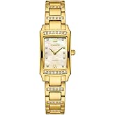 STARKING Gold Watches for Women, Quartz Wrist Watches of Vintage Watch, Japanese Quartz Movement, 3ATM Waterproof, Birthday Gifts, Stainless Steel Detachable Watch Band