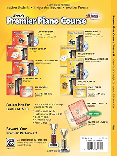 Premier Piano Course Theory, Bk 1B - //medicalbooks.filipinodoctors.org