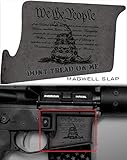 Ultimate Arms Gear UAG-MWS38529 Mag Wraps Magwell Slaps Stealth Black DTOM Don't Tread On Me AR15/M4/M16 .223 5.56 Waterproof Durable Lower Decal Skin Kit - USA Made