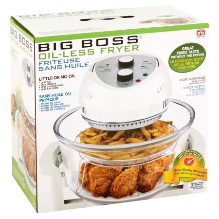 Click Here to See More Images Big Boss 6-Quart Oil-Less Fryer, White Color