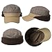 Mens Winter Baseball Cap with Ear Flap Hats Hunting Cold Weather Fitted Hats Trapper Military Cap Cotton Lined Unisex