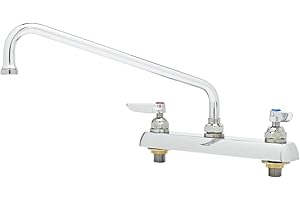 TS Brass B-1123 Workboard Commercial Faucet, Chrome