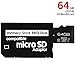 Memory Stick Pro Duo Adapter, MicroSD to MS PRO Duo Adapter for Sony PSP, Camera and Others