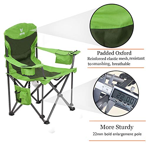 Camping Chair for Adults Oversized Folding Chair 400 lbs Capacity