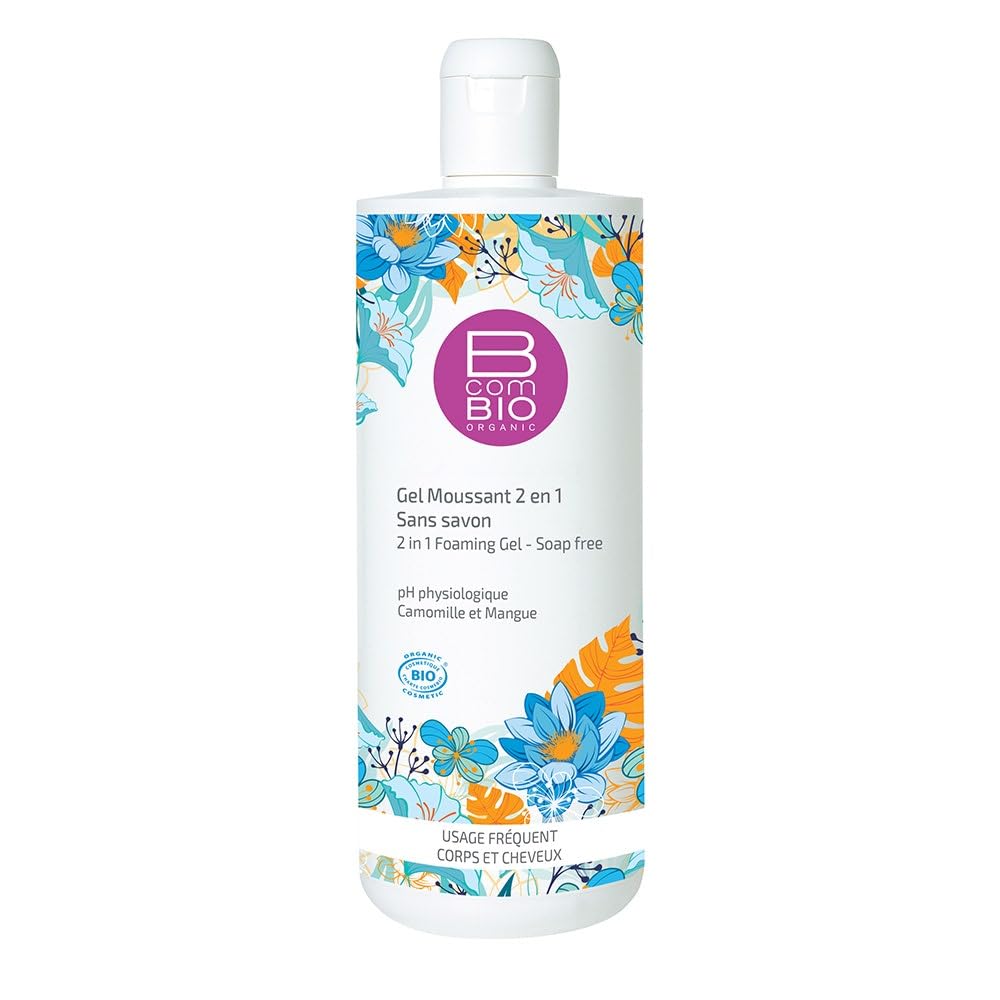BcomBIO 2 in 1 Foaming Gel Soap Free 500ml