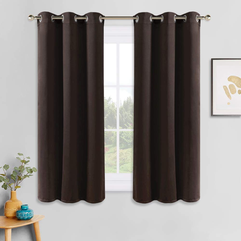 Best purple and chocolate brown kitchen curtains