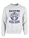 Allntrends Adult Crewneck Sweatshirt Hawkins Middle School 1983 (S, Ash)