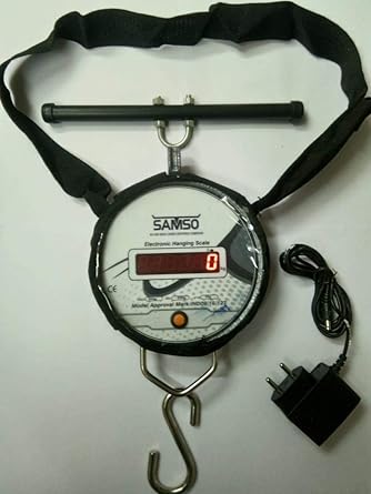 Samso 50 Kg Accuracy 10g Digital Hanging Scale 0 56 Red Led