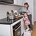 2 Step Stool for Kids | Slip Resistant Soft Grip for Safety | Toddler Two Step Stool for Kitchen, Bathroom and Toilet Potty Easy Training | Dual Height and Wide Step with Carrying Handles (2 Pack)