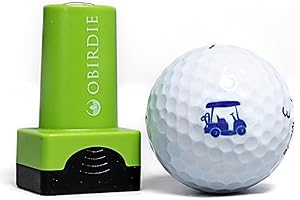 Obirdie Self-Inking Golf Ball Stamp | Chic & Fun Golf Ball Stamper | Fast-Drying, Waterproof Golf Ball Marker Stamp | Reusable Golf Accessories for Women | Golfer Gifts | Golf Gadgets