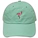 City Hunter C104 Flamingo Small Embroidery Cotton Baseball Cap 13 Colors (Mint)