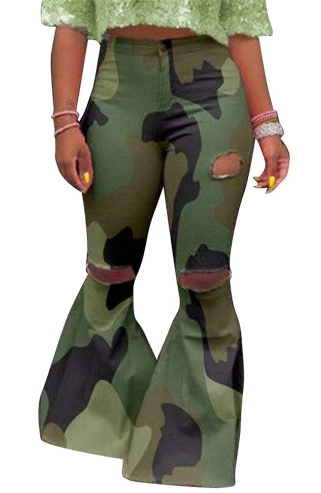 camo bell bottoms