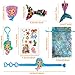 Qunan 84 Pcs Mermaid Party Favors Supplies Mermaid Tail Necklace Mermaid Bracelet Rings Hair Clip Sticker Gift Bag Mermaid Accessories Kit for Girls Mermaid Party Supplies
