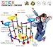 Marble Run Game Translucent Marble Maze STEM Educational Marble Race Track Building Construction Toys, Perfect for Boys and Girls Age 3 4 5 6 + Year Old - 102 Marbulous PCS + 40 Glass Marbles