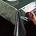 Saz's Linen Sensational ! Plastic Clear ! Heavy Duty Table Cover, Crystal Clear PVC Tablecloth Protector (90