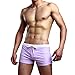 Zengvee Men’s Swim Trunks Brief Swimwear Swim Shorts With Zipper Pockets