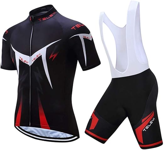 black and red cycling shorts