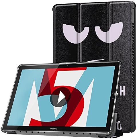 Lobwerk Tablet Cover for Huawei MediaPad M5 10.8 Inch Protective Flip Case with Auto Sleep/Wake, Multi-Angle Stand and Touch Pen