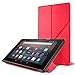 All-New Amazon Fire HD 8 Tablet Case, DTTO Slim-Fit Transformable Multi-Angle Stand Cover Case for Amazon Fire HD 8 (7th Generation, 2017 Released only) with Auto Sleep/Wake, Punch Red