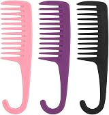 tiopeia 3pk Wide Tooth Comb for Wet Curly Hair Detangling Long Hair Shower Comb view 1