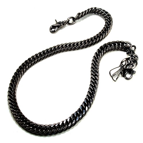 Doublek Heavy Biker Trucker Keychain Key Jean Wallet Chain (20") BLK CS1120BLK