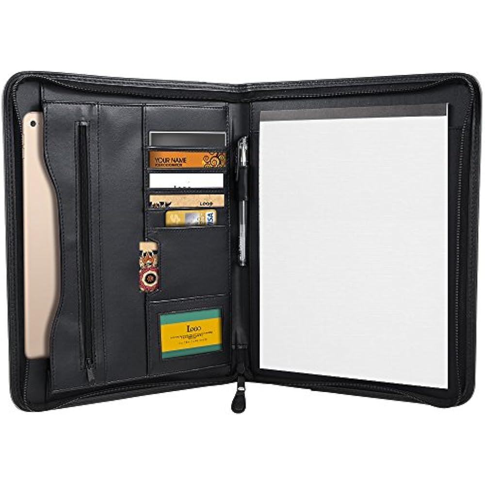 Padfolio Portfolio Folder/Multi Function Folder /Business Folder With Zippered eBay