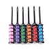 Hair Color Temporary Hair Chalk Comb: Non-Toxic Washable Hair Dye Safe for Kids and Pets, Ideal for Parties Music Festivals Cosplay, Pack of 6 Hair Brush Colors: Pink, Purple, Green, Orange, Red, Blue