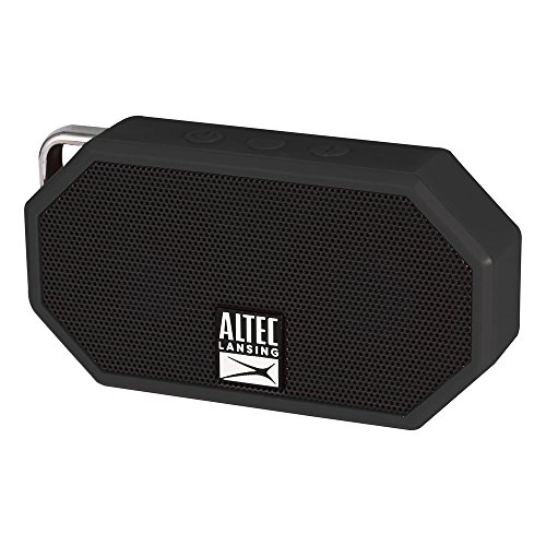 Altec-Lansing-IMW257-BLK-Mini-H2O-Wireless-Bluetooth-Waterproof-Speaker-Floating-IP67-Waterproof-Boat-Hiking-Golf-Cart-Atv-Utv-Lightweight-6-Hour-Battery-Life-Black-200-x-450-x-500-inches