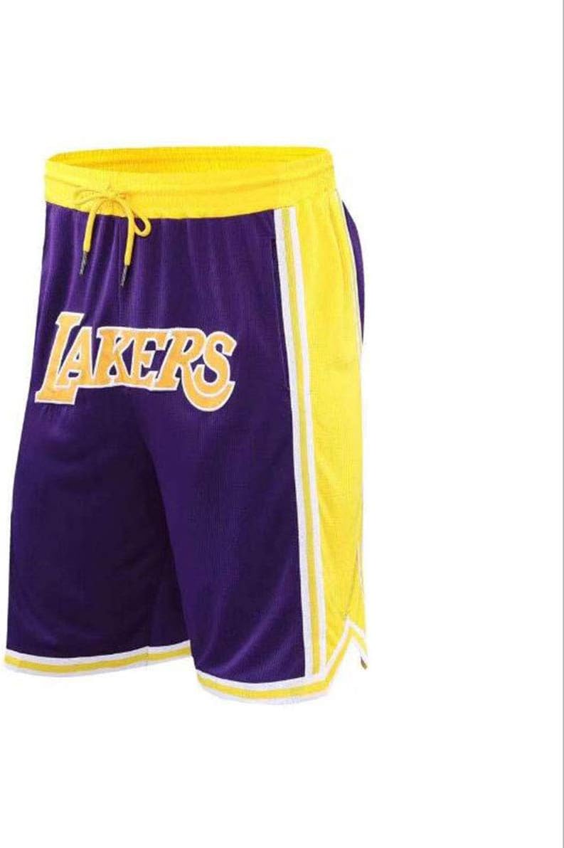Mmadd Sports Pants James Lakers Shorts Double Pockets Loose Five Point Pants Men Purple Xxl Amazon Co Uk Kitchen Home