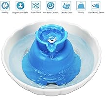 ipettie ceramic pet drinking fountain