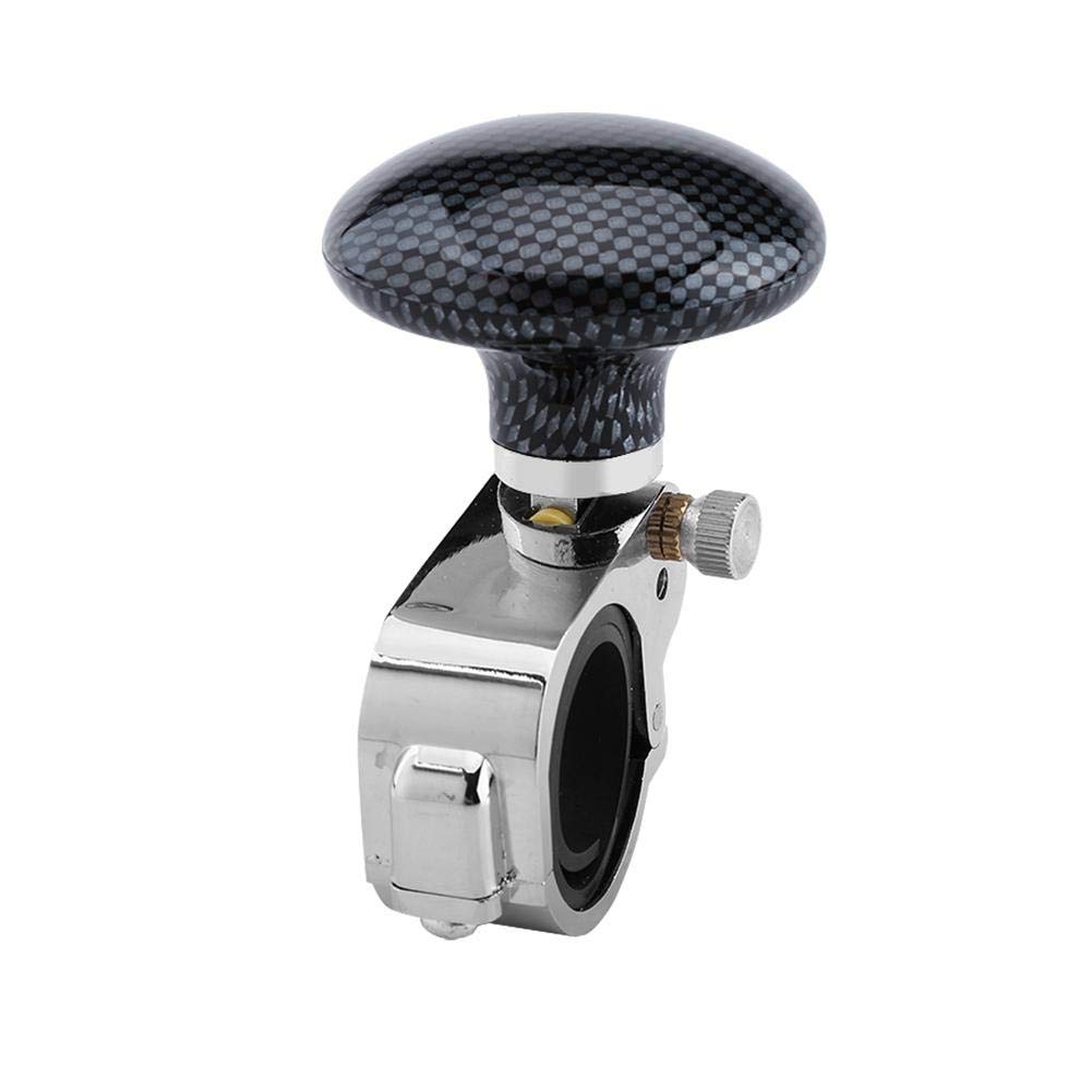 Steering Wheel Ball,Universal Car Steering Wheel Spinner Knob Power Ball Auxiliary Booster Handle Control Car Grip-Safe Handle Steering Wheel Ball Knob(Carbon brazing)