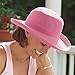 Wallaroo Hat Company Women’s Victoria Sun Hat – Ultra Lightweight, Packable, Broad Brim, Modern Style, Designed in Australia, Light Pink