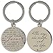 The Way Truth and Life Jesus Chrome Epoxy Christian Key Ring Keychain