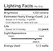 Rayhoo E26 E27 LED Light Bulbs Daylight 12W 1200 Lumens Incandescent 100-120W Bulb Equivalent, AC 85~265V, White 6000K, 4 Pack