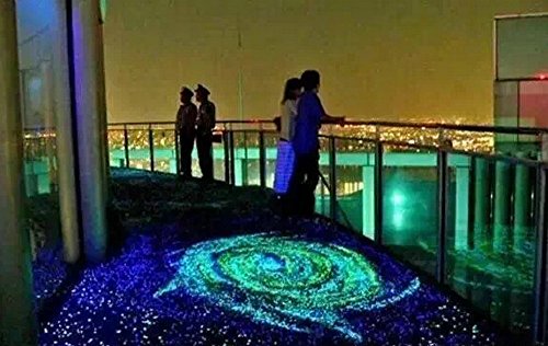 Glow in the Dark Glow Stones, Fish Tank Aquarium Gravel Rocks, Decorative Glow Stones,Glowing Pebbles Luminous Gravel Rock for Home Garden Walkway Decoration (15-22mm, Yellow Green,280g/9.87oz)