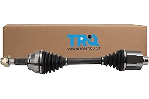 TRQ Front Right CV Axle Assembly Passenger Side Steel Neoprene Boot Compatible with 2014-2021 Ram ProMaster 1500 2500 3500 V6 3.6L