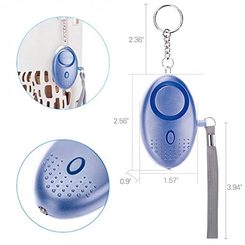 2 Personal+Keychain+Flashlight+Emergency+Self+Defense