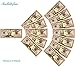 AvailableGame 50 Dollars Play Money for Games, Pranks, Monopoly Prop Paper Copy Money Double-Sided Printing 100 pcs Total $5,000 Educational Fifty Dollar Bills Copy Money Stack for Kids